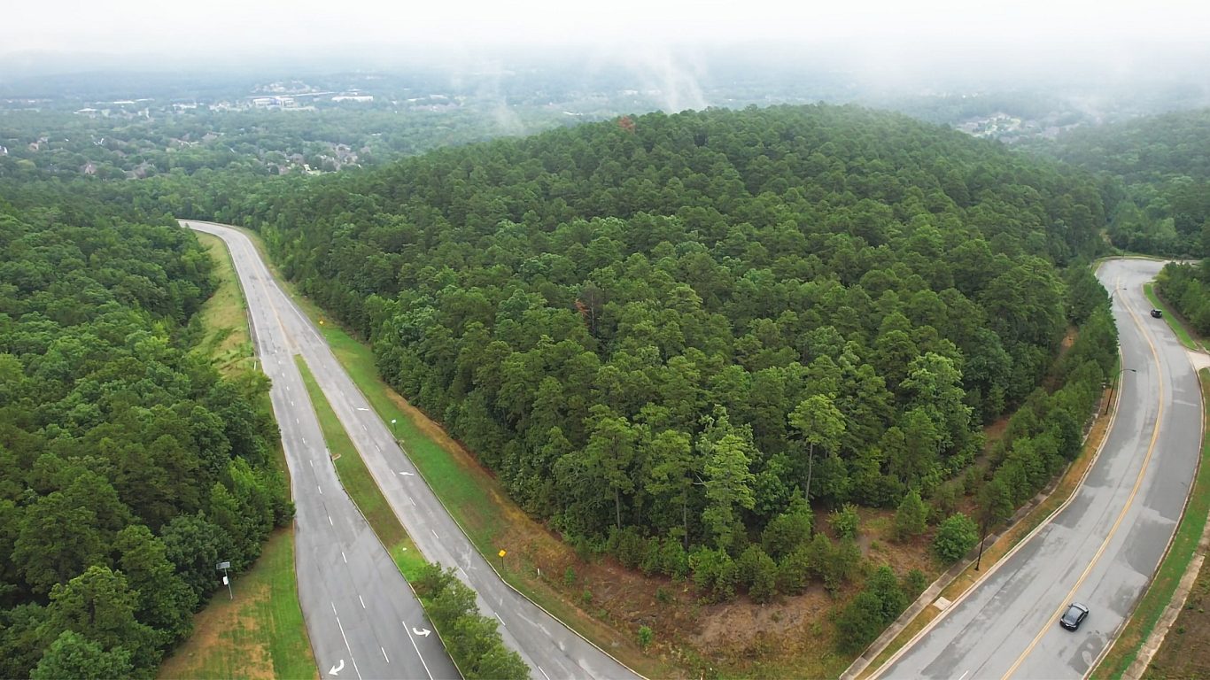 C3 Rooted Little Rock Arkansas Lot Development Aerial View